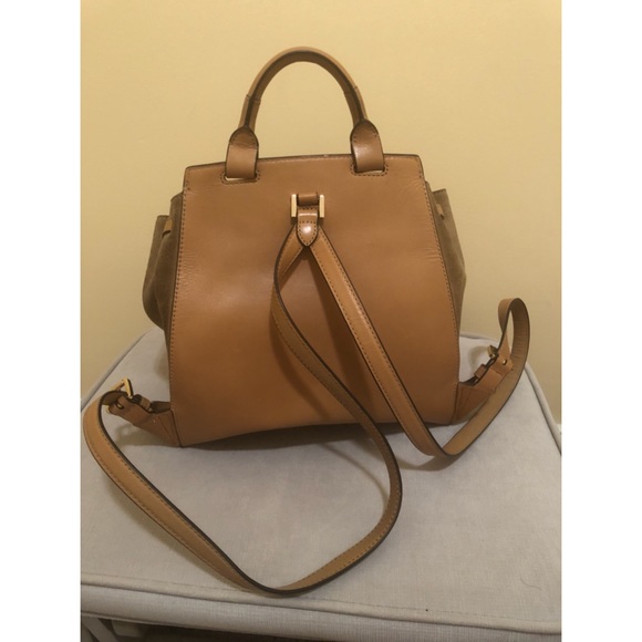Michael Kors Desert Suede drawstring backpack - Picture 2 of 6